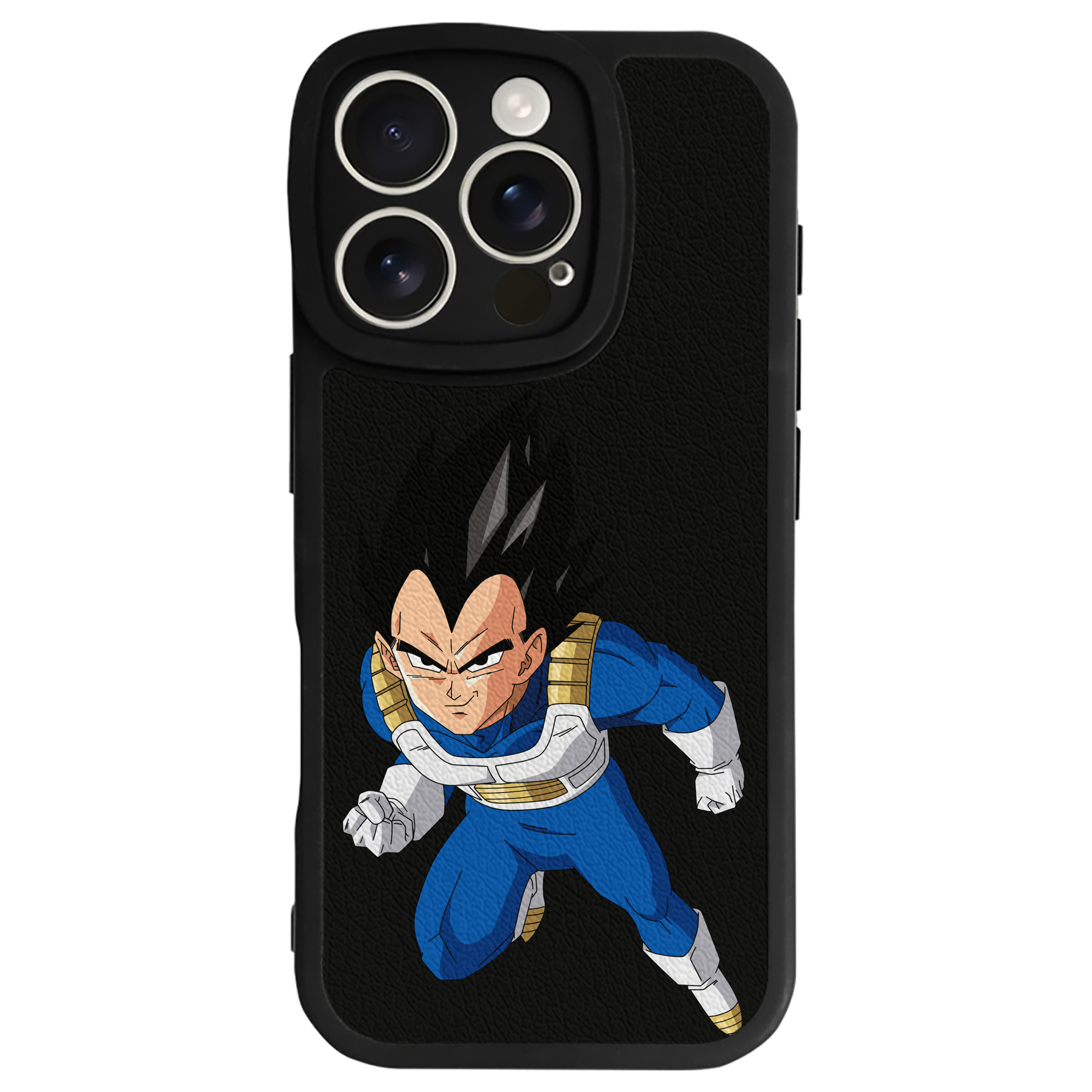 （画像用） ドラゴンボール ベジータ四世（Bejīta Yonsei）DRAGON BALL Vegeta IV 【iPhone 16シリーズ対応】シリコンスマホケース（レザー調） 材質：シリコン